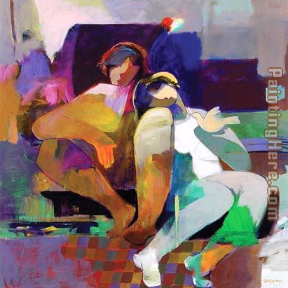 Tender Shoulder painting - Hessam Abrishami Tender Shoulder art painting